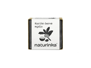 NATURINKA Karité mýdlo s aktivním uhlím, 50g
